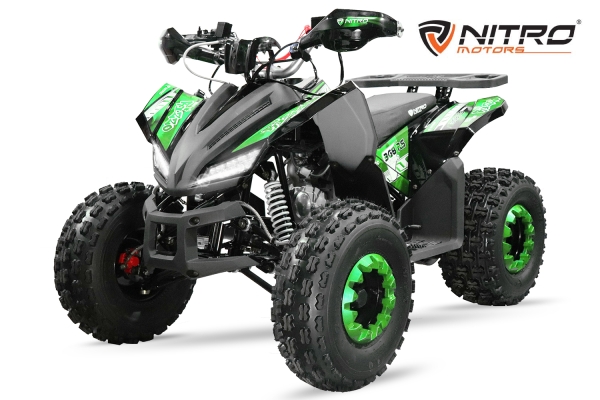 NITRO MOTORS 125cc midi Kinder Quad Rizzo RS8-3G Platin
